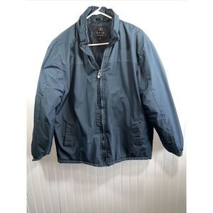 Vintage Savo Insulated Coat Men’s Medium Navy Lined Front Zipper Cabin Core